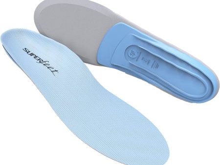 Unisex Superfeet All-Purpose Support Medium Arch Blue Insoles Fashion