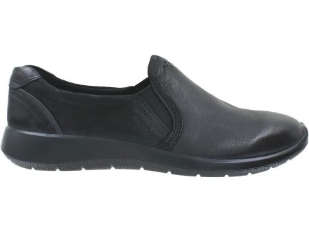 Women s Ecco Soft 5 Slip-On Black Black Leather For Discount