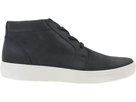 Men s Ecco Soft 7 Chukka Black Oiled Nubuck Online Sale