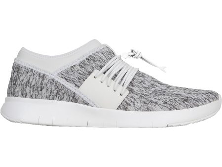 Women s Fit Flop Artknit Lace Up Trainer White Fabric Online Hot Sale