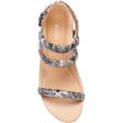 Women s Vionic Kora Raffia Silver Metallic Boa Leather Sale