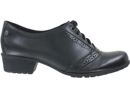 Women s Rockport Cobb Hill Gratasha Oxford Black Leather Cheap