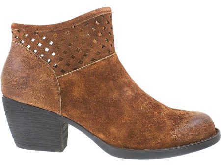 Women s Born Winema Rust Distressed Suede For Sale