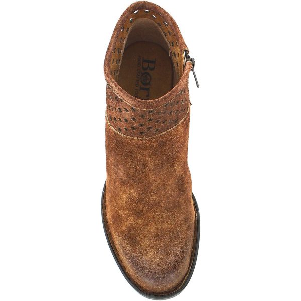 Women s Born Winema Rust Distressed Suede For Sale