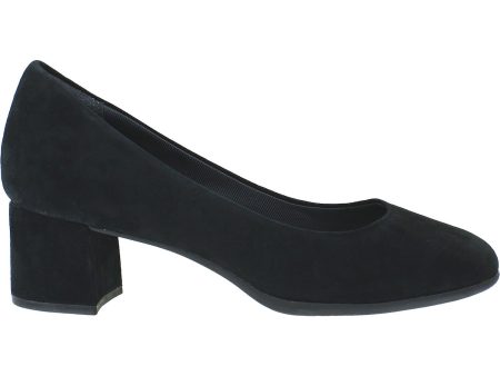 Women s Rockport Total Motion Novalie Pump Black Suede Online Hot Sale