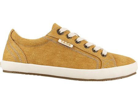 Women s Taos Star Golden Yellow Washed Canvas Online Sale