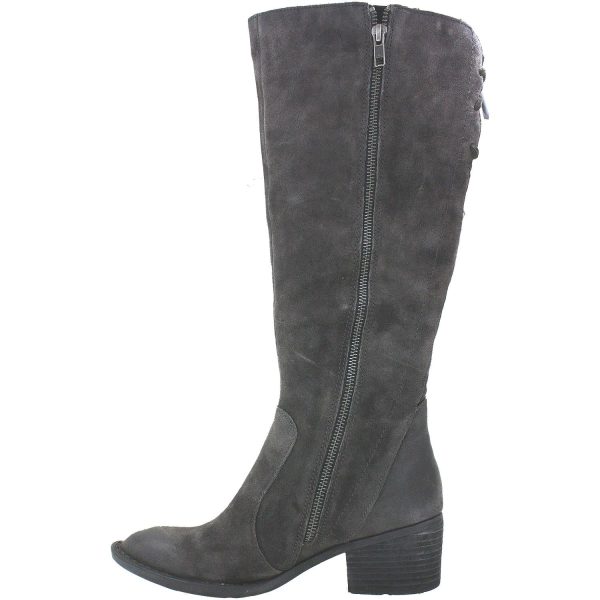 Women s Born Felicia Dark Grey Distressed Suede Online Hot Sale