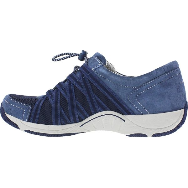 Women s Dansko Honor Blue Suede For Discount