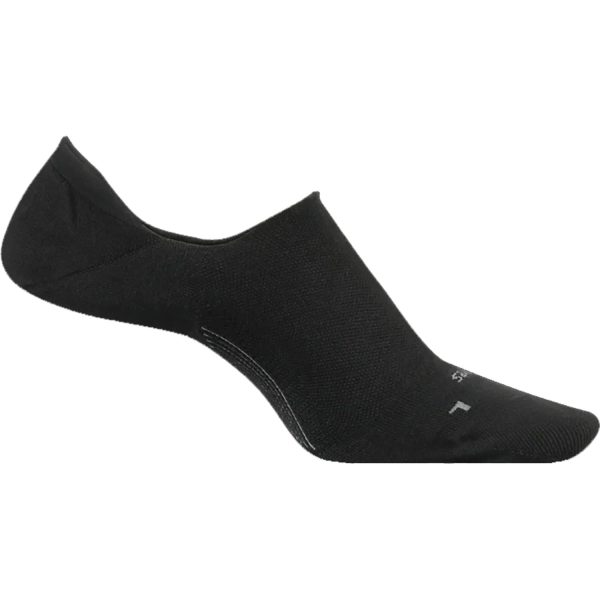 Men s Feetures Everyday No Show Hidden Socks Black on Sale