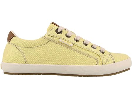 Women s Taos Star Burst Yellow Tan Canvas Sale