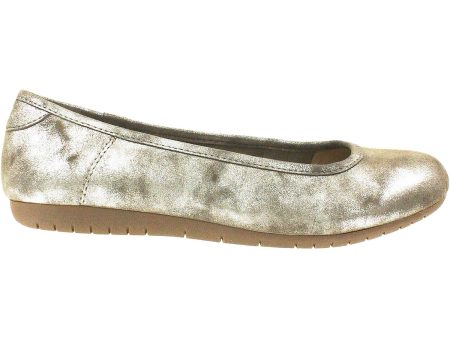 Women s Taos Rascal Taupe Metallic Leather For Sale