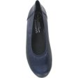 Women s Sabrinas Bruselas 85020 with Removable Arch Support Footbed Navy Pebbled Leather Cheap