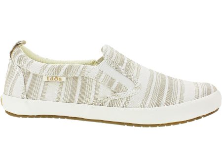 Women s Taos Dandy Tan Stripe Canvas Sale