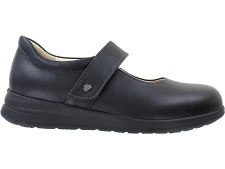 Women s Finn Comfort Beja Black Leather Sale