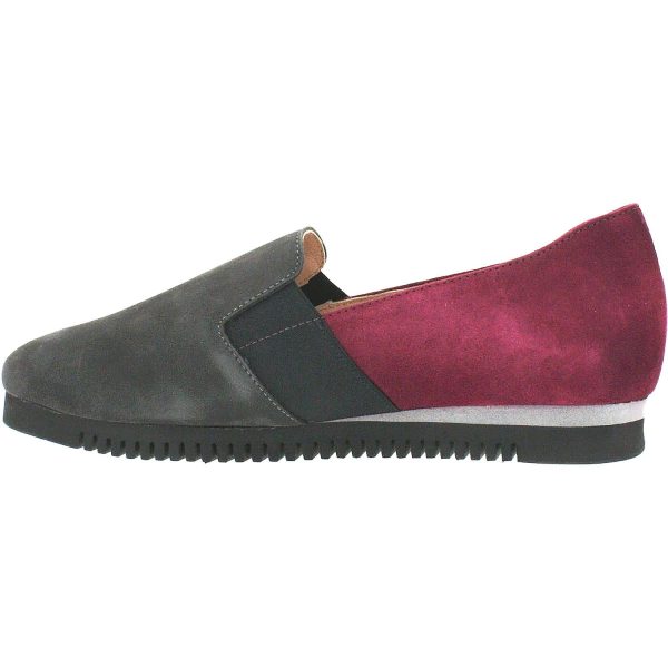 Women s Sabrinas Chicago 83024 Grey Bordeaux Suede Fashion