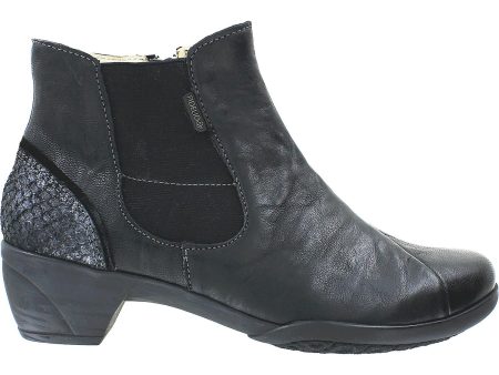 Women s Fidelio 26-5021-80 Grace Black Leather Supply