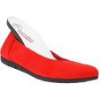 Women s Sabrinas Bruselas 85009 with Removable Arch Support Footbed Red Nubuck For Cheap