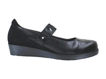 Women s Naot Honesty Black Leather Patent For Cheap