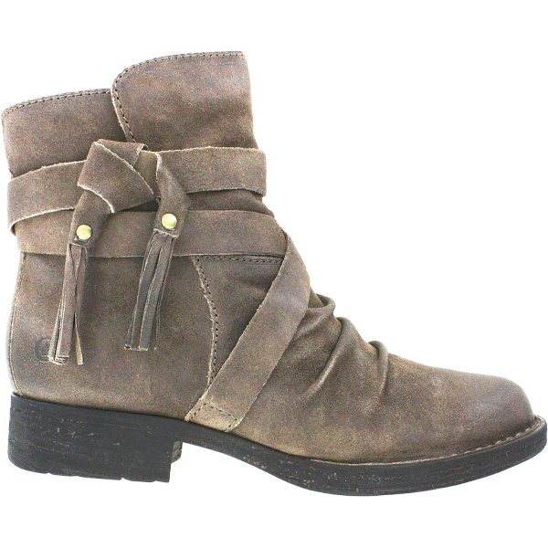 Women s Born Eton Taupe Distressed Suede Supply