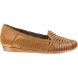 Women s Rockport Cobb Hill Galway Woven Loafer Tan Leather Online now