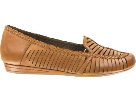 Women s Rockport Cobb Hill Galway Woven Loafer Tan Leather Online now