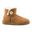 Women s UGG Mini Bailey Button II Chestnut Sheepskin Online now