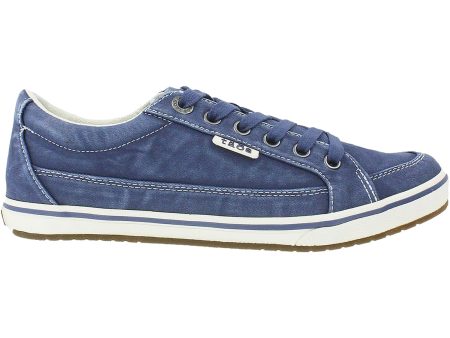 Women s Taos Moc Star Indigo Distressed Canvas For Sale