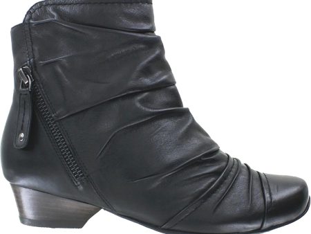 Women s Ziera Crystal Black Leather Cheap