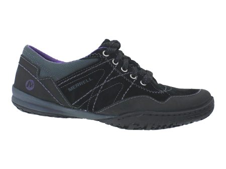 Women s Merrell Albany Lace Black Suede Mesh Online Sale