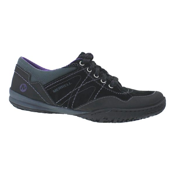 Women s Merrell Albany Lace Black Suede Mesh Online Sale