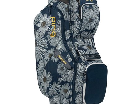 Ping Traverse 214 Ltd Edition Cart Bag - Blue Floral on Sale