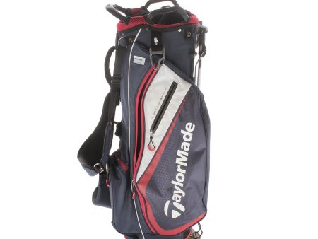 TaylorMade Second Hand Stand Bag - Blue Red For Cheap