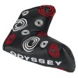 Odyssey Blade Swirl Blade Putter Headcover - Black Hot on Sale