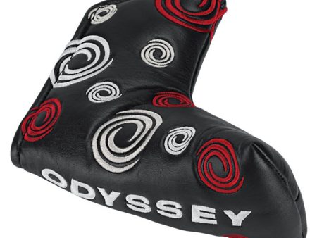 Odyssey Blade Swirl Blade Putter Headcover - Black Hot on Sale