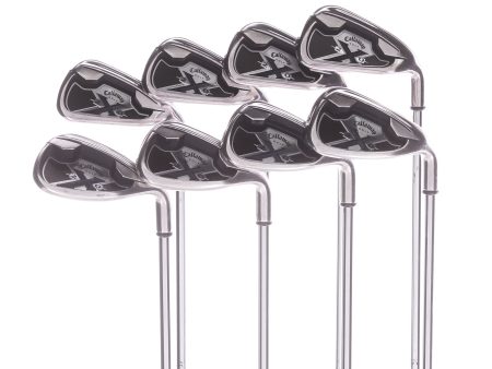 Callaway X-20 Steel Men s Right Irons 4-SW Uniflex Shaft - Callaway Uniflex Cheap