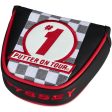 Odyssey Tempest Mallet Putter Headcover - Black Red For Cheap