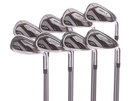 Callaway Mavrik Max Graphite Men s Right Irons 5-SW + GW Regular - Catalyst 50 g Sale