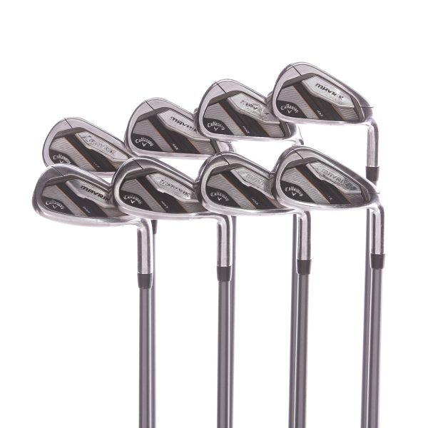 Callaway Mavrik Max Graphite Men s Right Irons 5-SW + GW Regular - Catalyst 50 g Sale