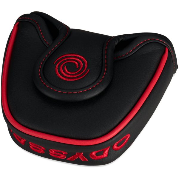 Odyssey Tempest Mallet Putter Headcover - Black Red For Cheap