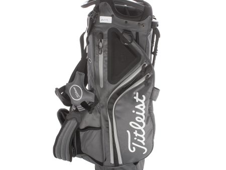 Titleist Second Hand Stand Bag - Grey Black white For Discount